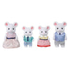 Calico Critters Marshmallow Mouse Family