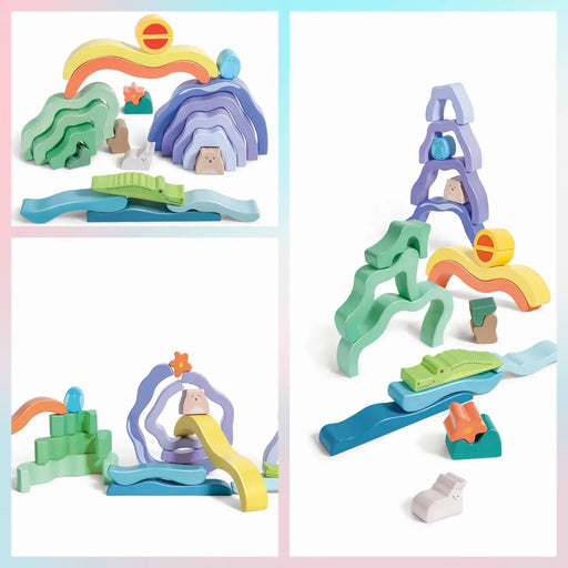 Nature Scene Stacking Blocks - JKA Toys