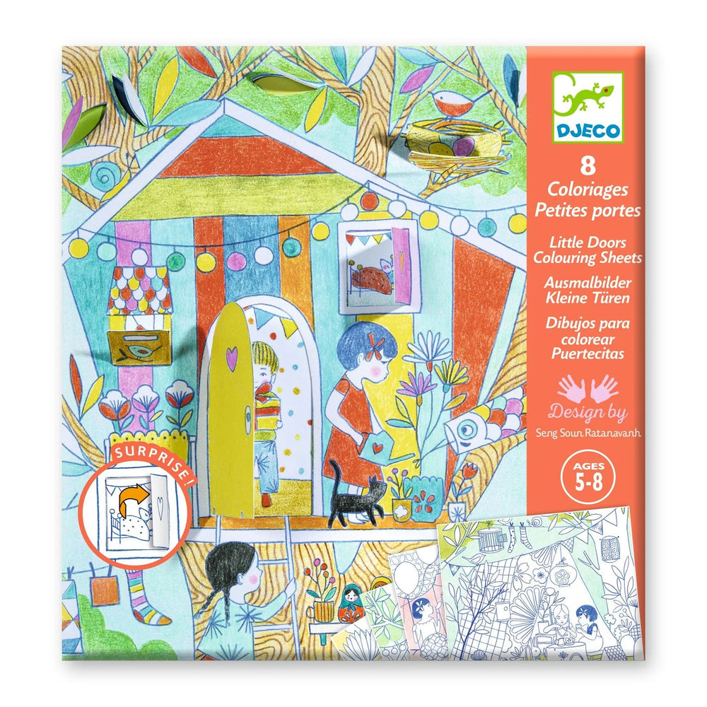 Nina’s Play Tents Coloring Sheets - JKA Toys