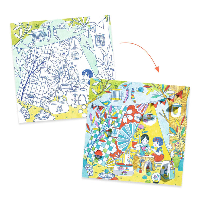 Nina’s Play Tents Coloring Sheets - JKA Toys