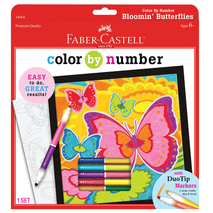 Color by Number Bloomin’ Butterflies - JKA Toys