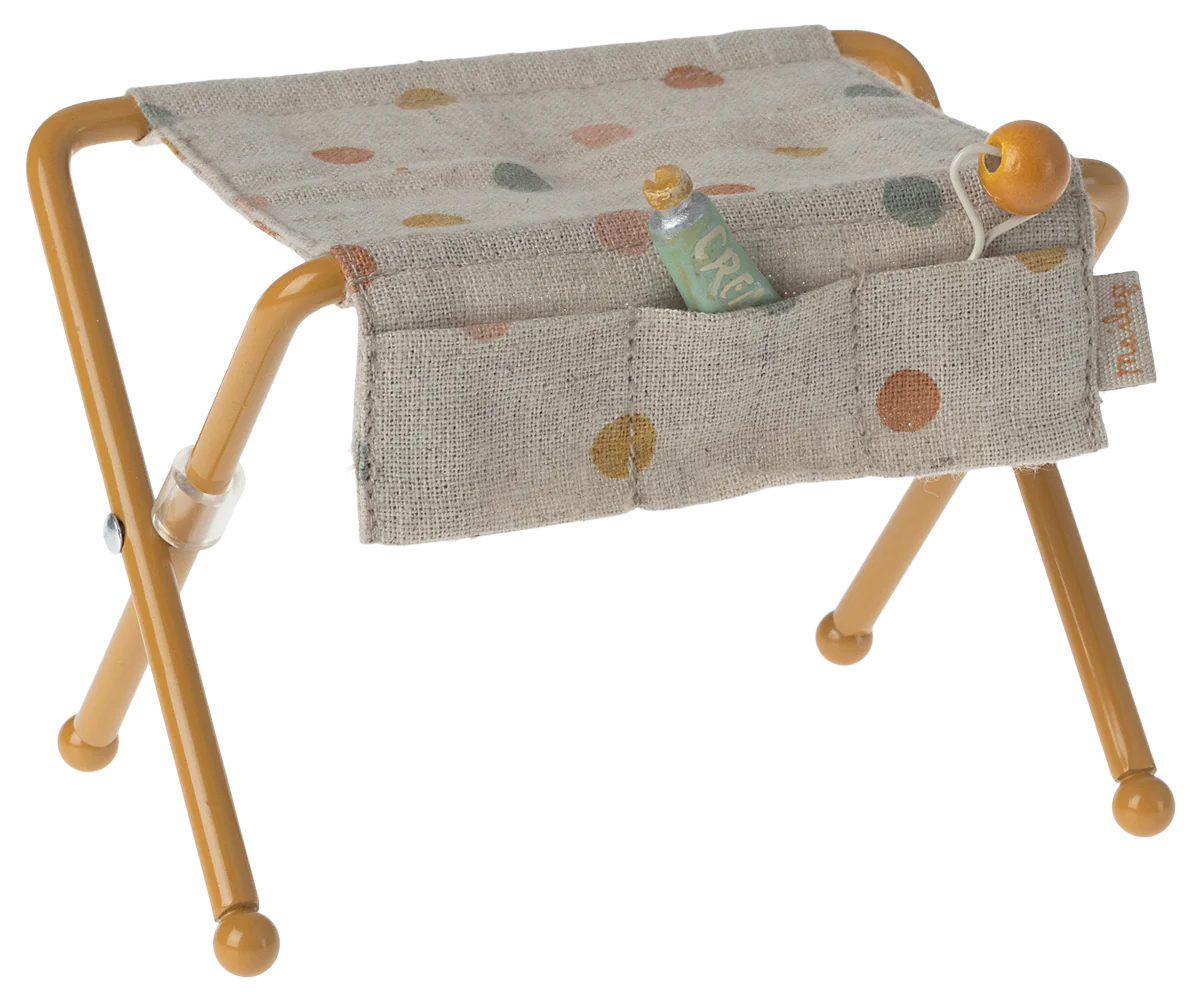 Maileg Nursery Table, Baby Mouse - Ocher - JKA Toys