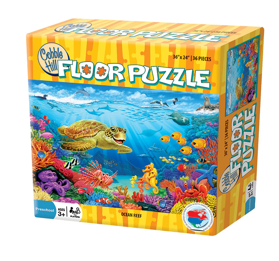 36 Piece Ocean Reef Floor Puzzle - JKA Toys