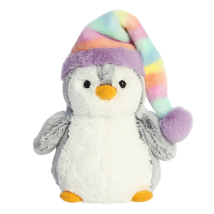 Pom Pom Penguin Rainbow Hat