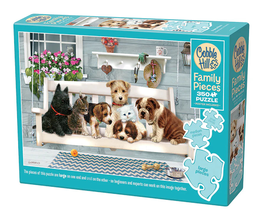 350 Piece Family Puzzle - Porch Pals - JKA Toys