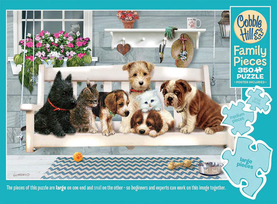 350 Piece Family Puzzle - Porch Pals - JKA Toys
