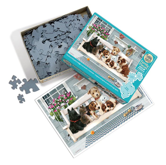 350 Piece Family Puzzle - Porch Pals - JKA Toys