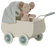 Maileg Pram with Baby Mouse - JKA Toys