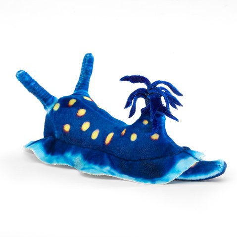 Blue Nudibranch Finger Puppet - JKA Toys
