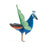Mini Peacock Finger Puppet - JKA Toys