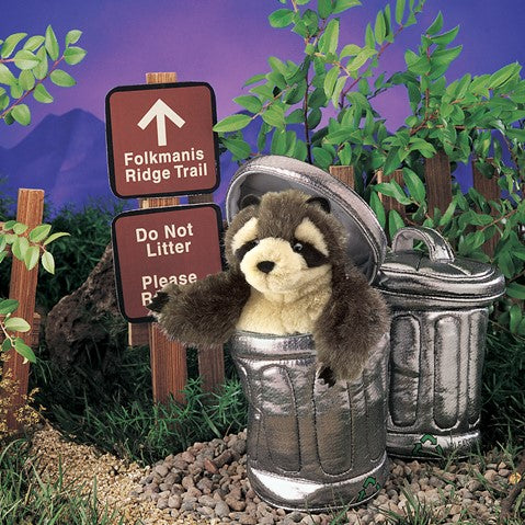 Raccoon in Garbage Can - JKA Toys