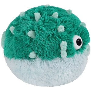 Mini Squishable Teal Pufferfish - JKA Toys