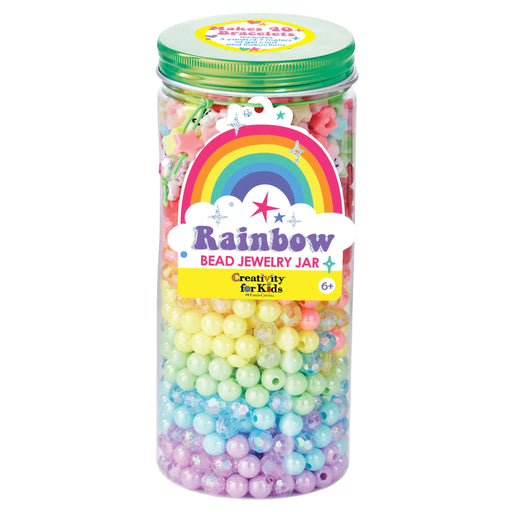 Rainbow Bead Jewelry Jar - JKA Toys