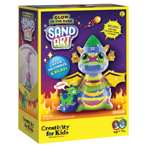Glow-in-the-Dark Sand Art - Dragon - JKA Toys