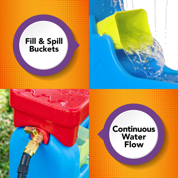 Raindrop Falls Water Table Splash Pool - JKA Toys