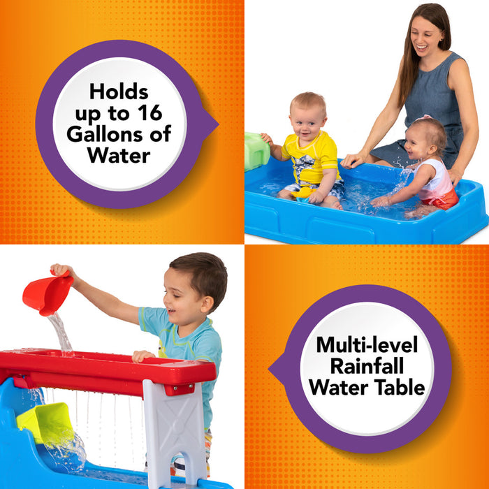 Raindrop Falls Water Table Splash Pool - JKA Toys