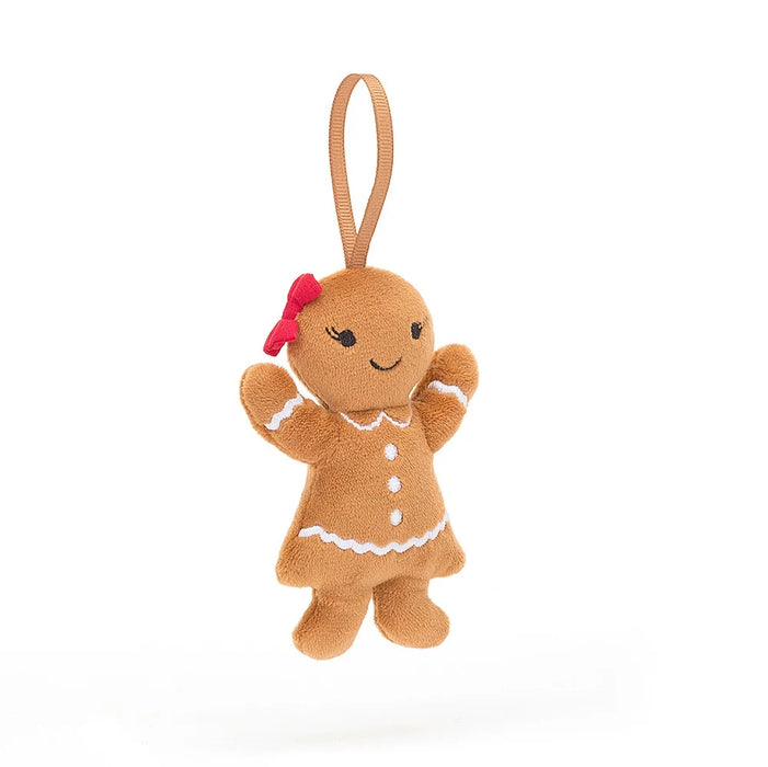 Festive Folly Gingerbread Ruby Ornament - JKA Toys