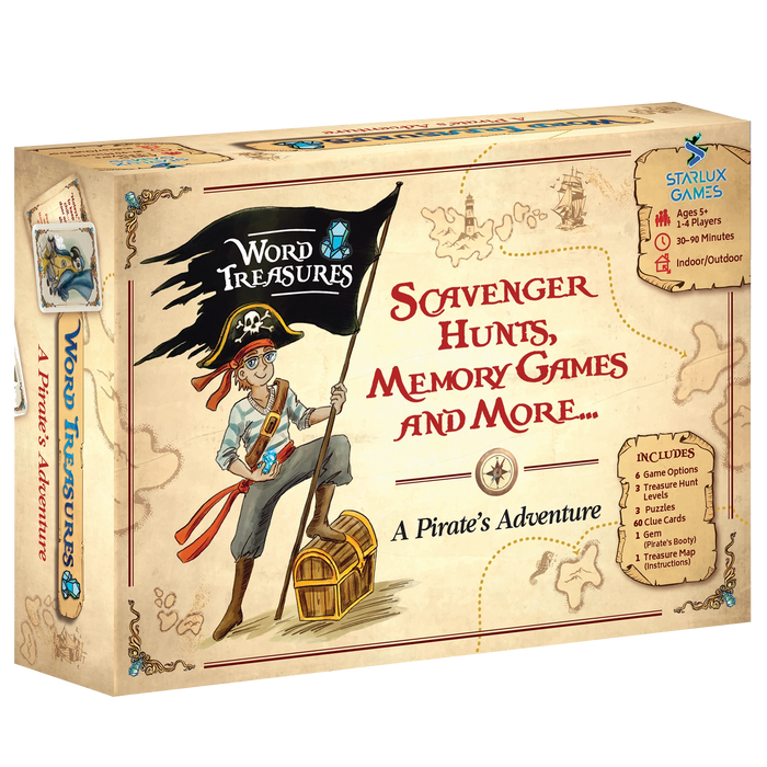 Word Treasures - Pirate Scavenger Hunts - JKA Toys