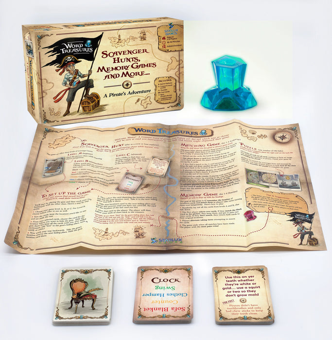 Word Treasures - Pirate Scavenger Hunts - JKA Toys