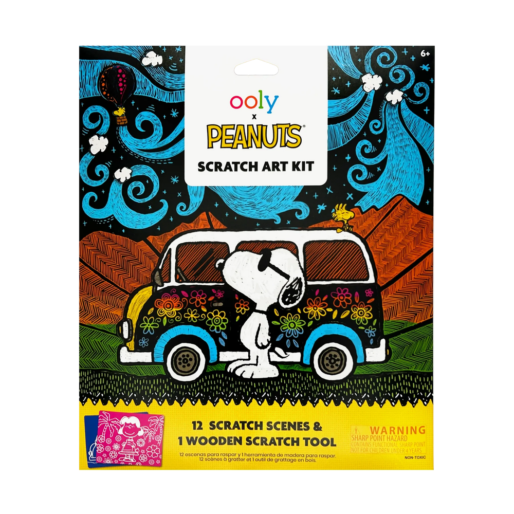 OOLY x Peanuts Scratch Art Kit - JKA Toys