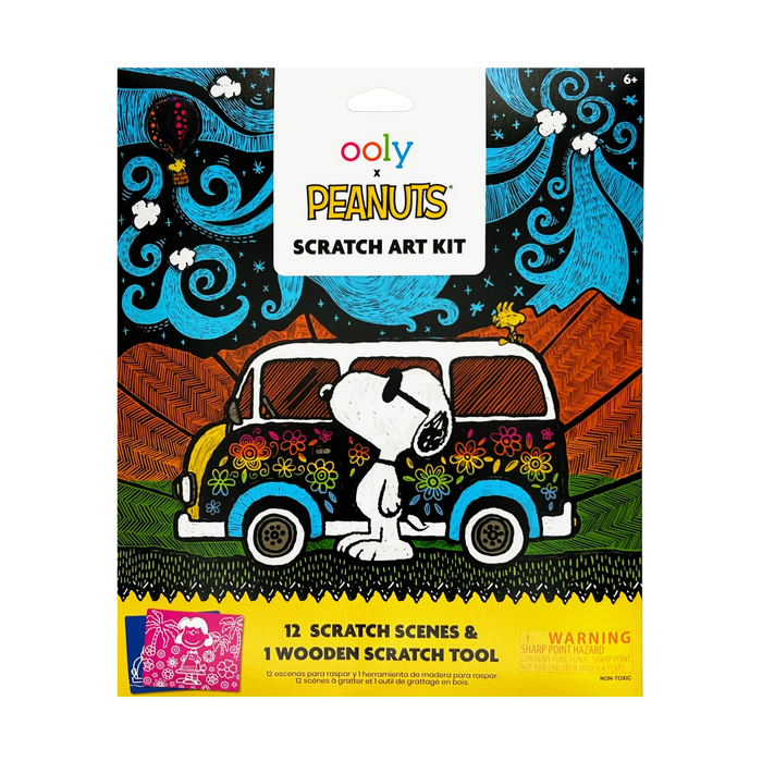 OOLY x Peanuts Scratch Art Kit - JKA Toys