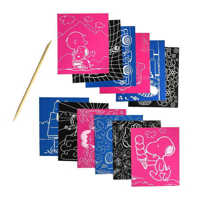 OOLY x Peanuts Scratch Art Kit - JKA Toys