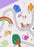 Detachable Seasons Sticky Coloring Poster Roll