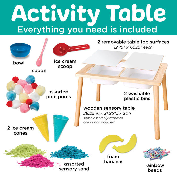 Deluxe Activity Sensory Table - Ice Cream Shop - JKA Toys