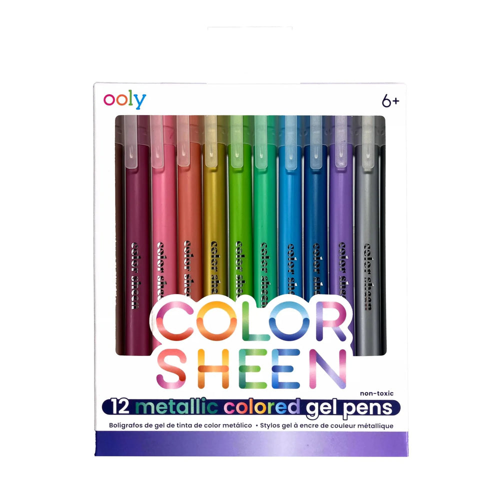 Color Sheen Metallic Gel Pens - JKA Toys