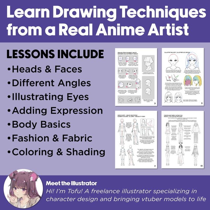 Anime Drawing Kit - Shojo Edition