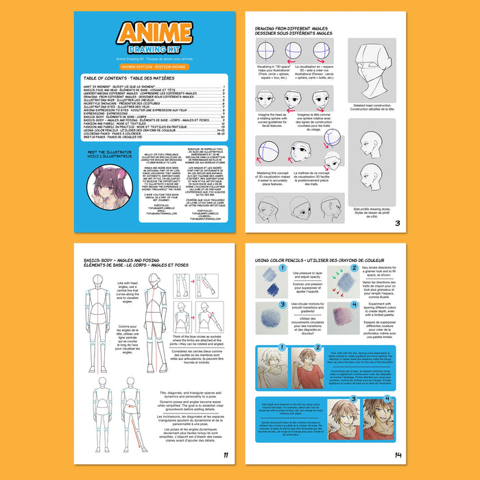 Anime Drawing Kit - Shonen Edition