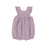 Lavender Smocked Front Overall Shortie - JKA Toys