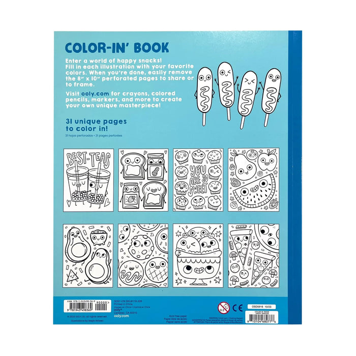 Happy Snacks Coloring Book - JKA Toys