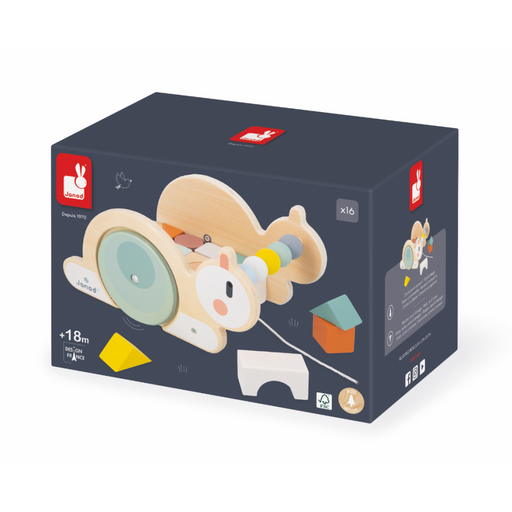 Pull-Along Snail Cube Trolley - JKA Toys