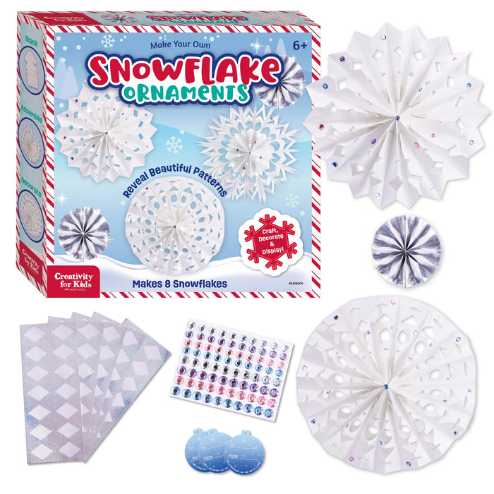 Make Your Own Snowflake Ornaments - JKA Toys