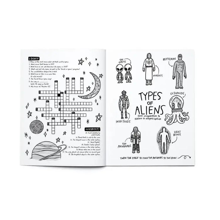 Space Above & Beyond - Coloring + Activity Book - JKA Toys