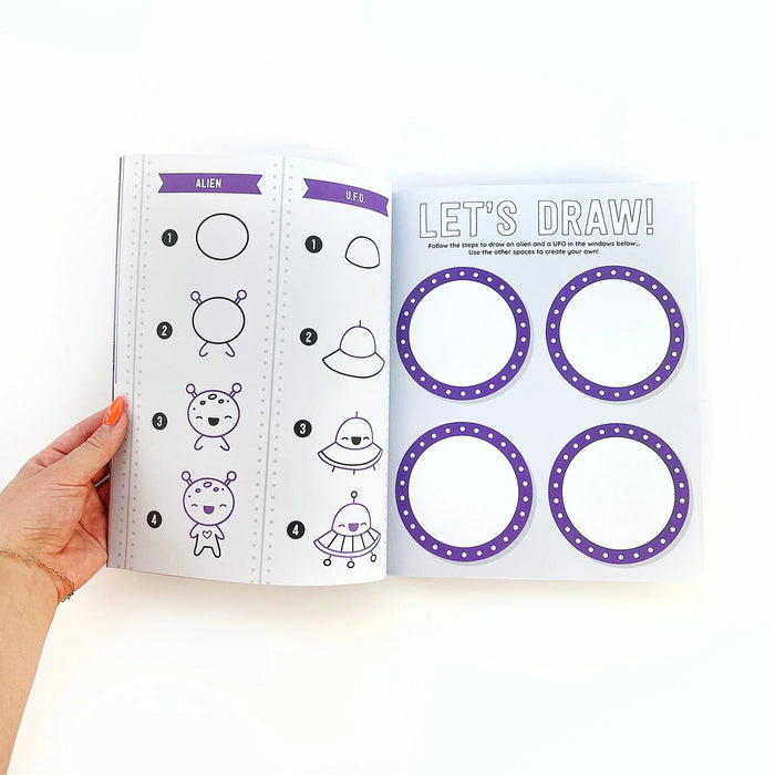 Draw-Along Space Stickers