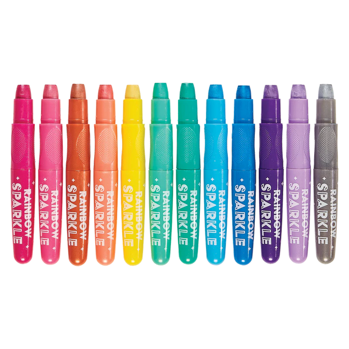 Rainbow Sparkle Watercolor Gel Crayons - JKA Toys