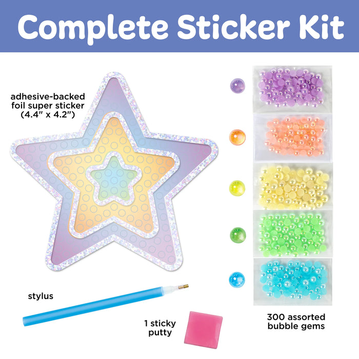 Bubble Gems Super Sticker Star - JKA Toys