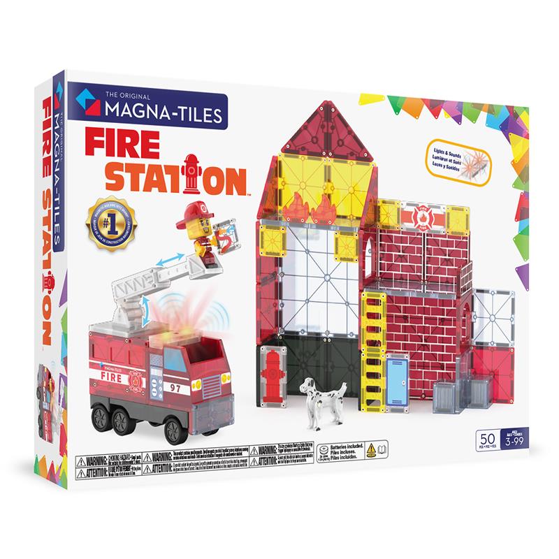 Magna-Tiles Fire Station - JKA Toys