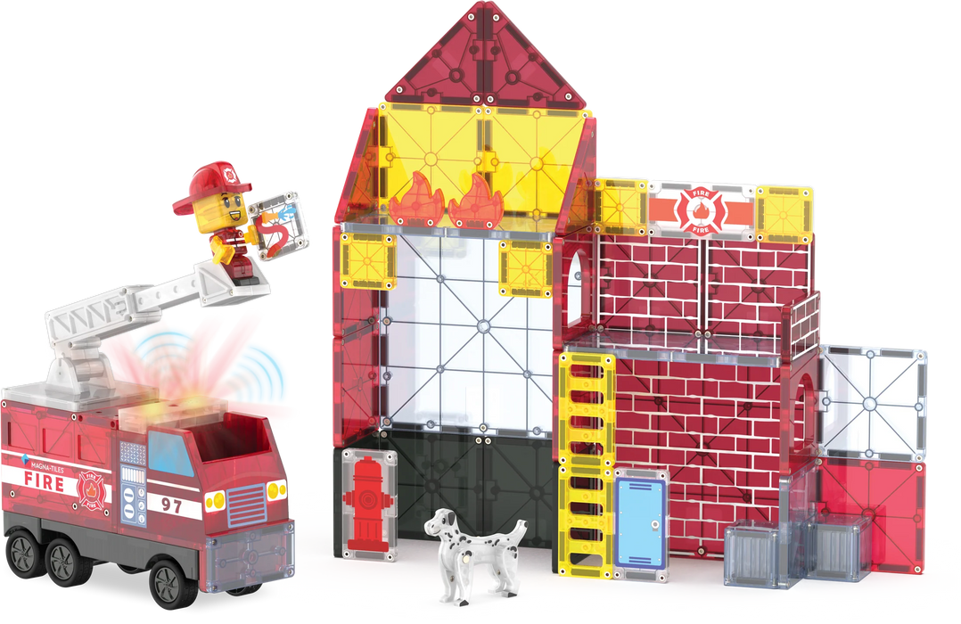 Magna-Tiles Fire Station - JKA Toys