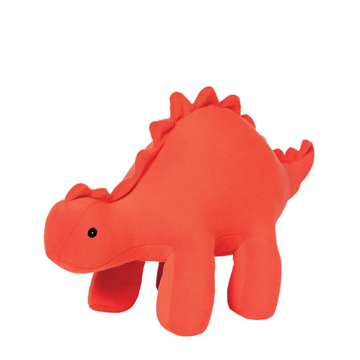 Coral Stegosaurus Velveteen Dino Gummy - JKA Toys