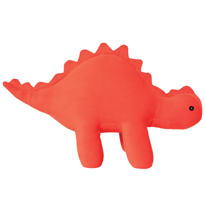 Coral Stegosaurus Velveteen Dino Gummy - JKA Toys