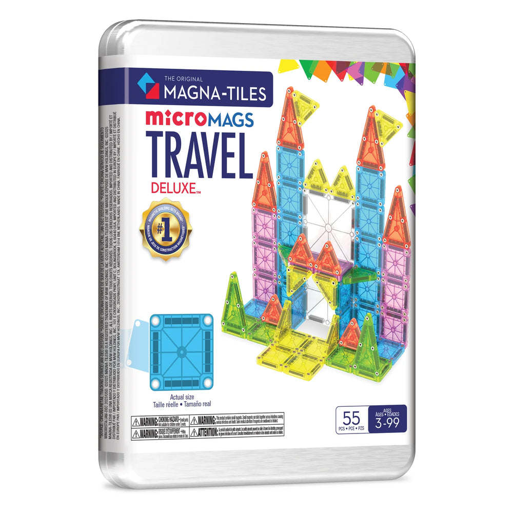 Magna-Tiles Micromags Travel Deluxe 55 Piece Set - JKA Toys