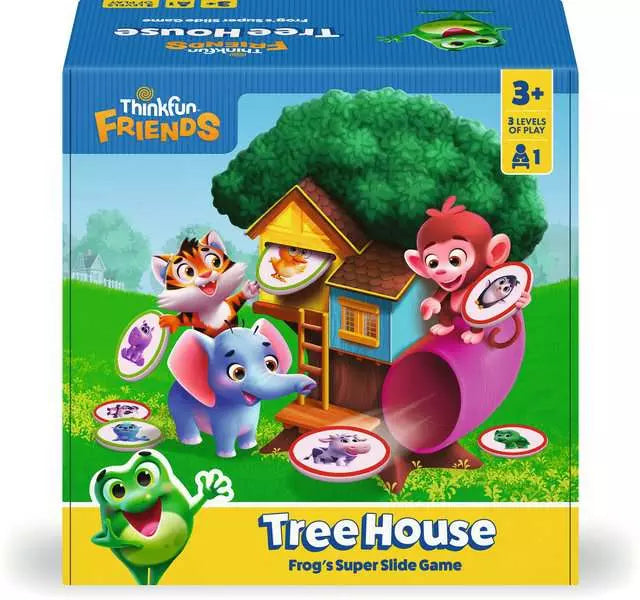 ThinkFun Friends Tree House - Frog’s Super Slide Game - JKA Toys