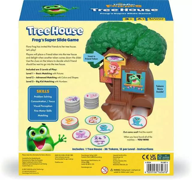 ThinkFun Friends Tree House - Frog’s Super Slide Game - JKA Toys