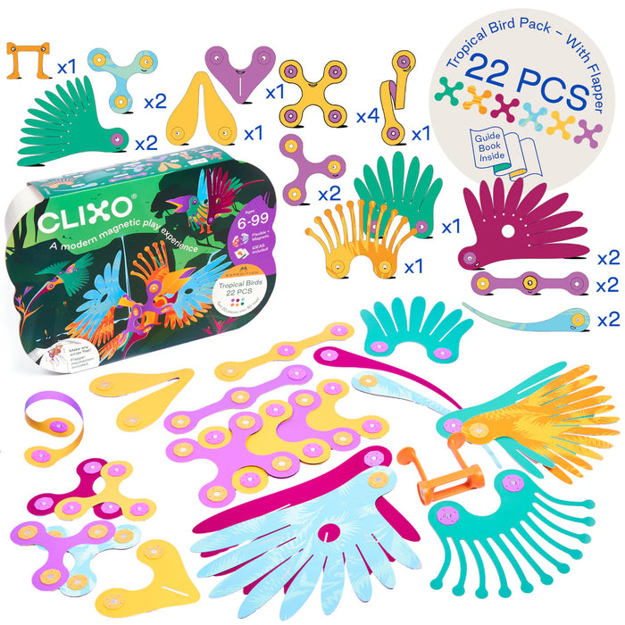 Clixo Tropical Birds - JKA Toys