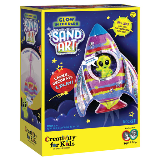 Glow-in-the-Dark Sand Art - Alien - JKA Toys