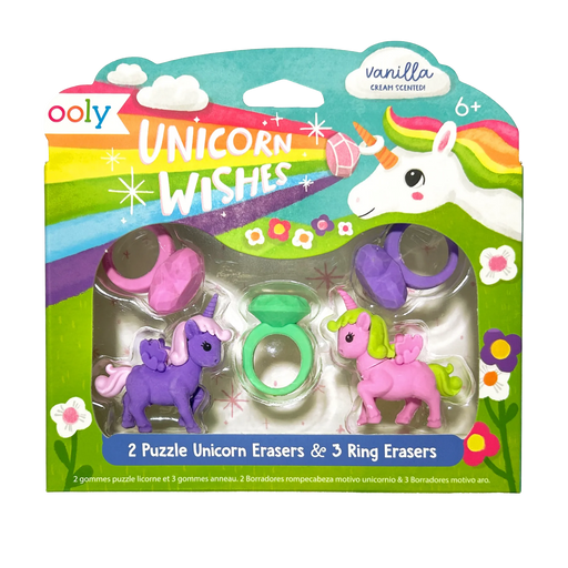 Unicorn Wishes Scented Erasers Set - JKA Toys