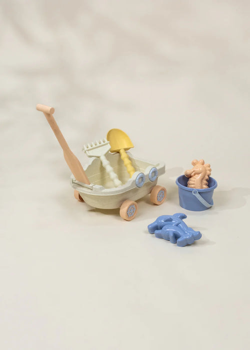 6 Piece Wheat Straw Sand Toy Set